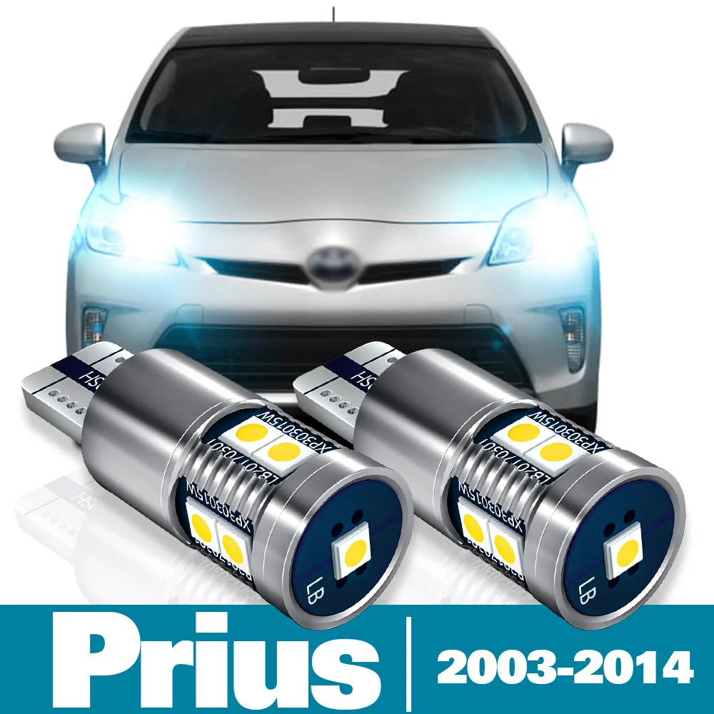 2pcs LED Parking Light For Toyota Prius Accessories 2003 2004 2005 2006