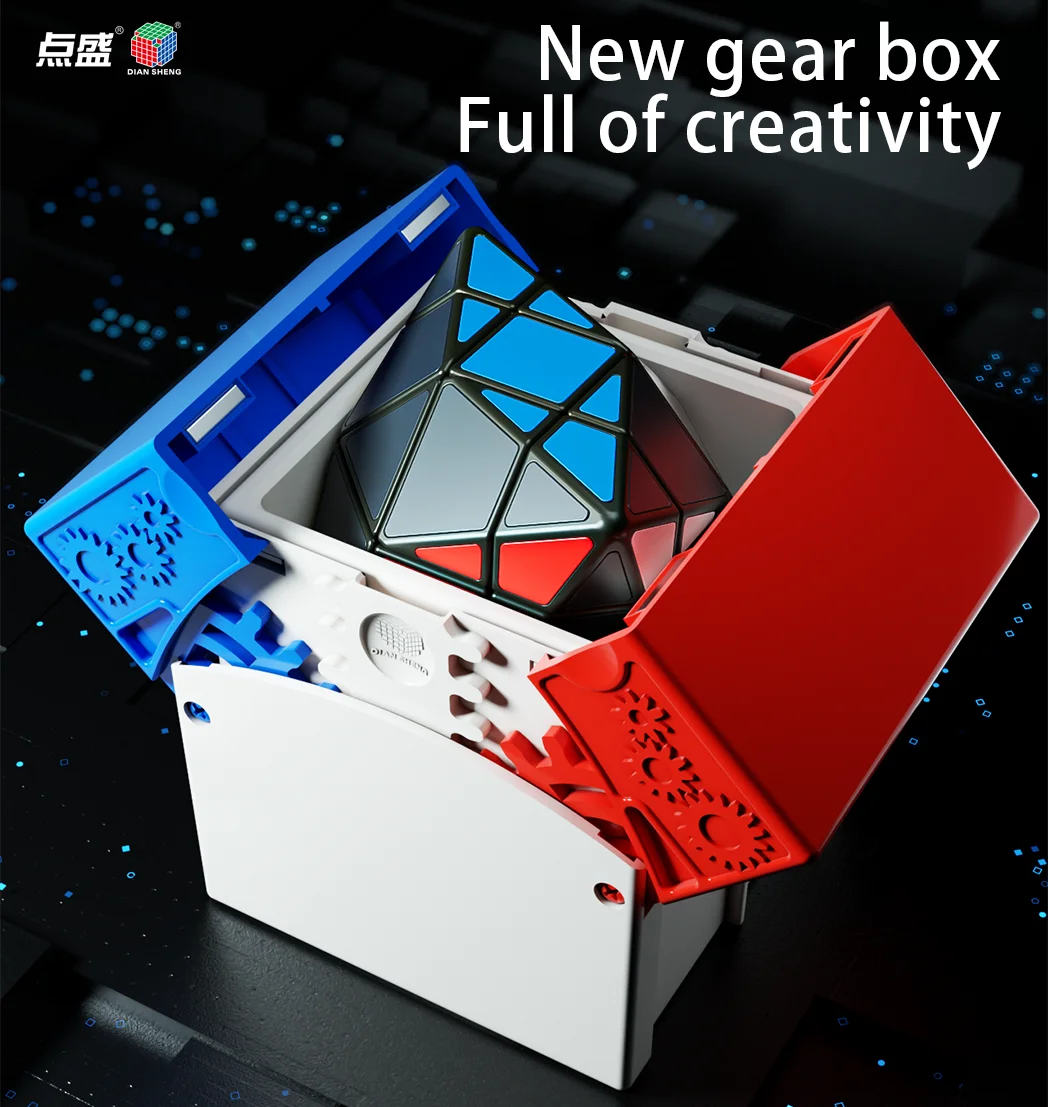 Diansheng SiJiaoZhui 매직 큐브 클래식 퍼즐 SJZ 스피드 퍼즐 Cubo Magico Twisty 매직 큐브 어린이를위한 교육 장난감