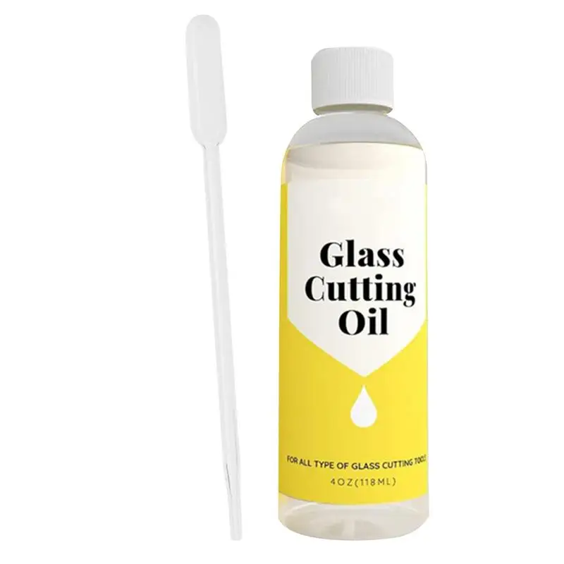 Cutting Oil For Stained Glass Glass Drill Bit Fluid Multipurpose 120ml Easy To Use Cutter Oil For Bottles Various Cutting glass cutter