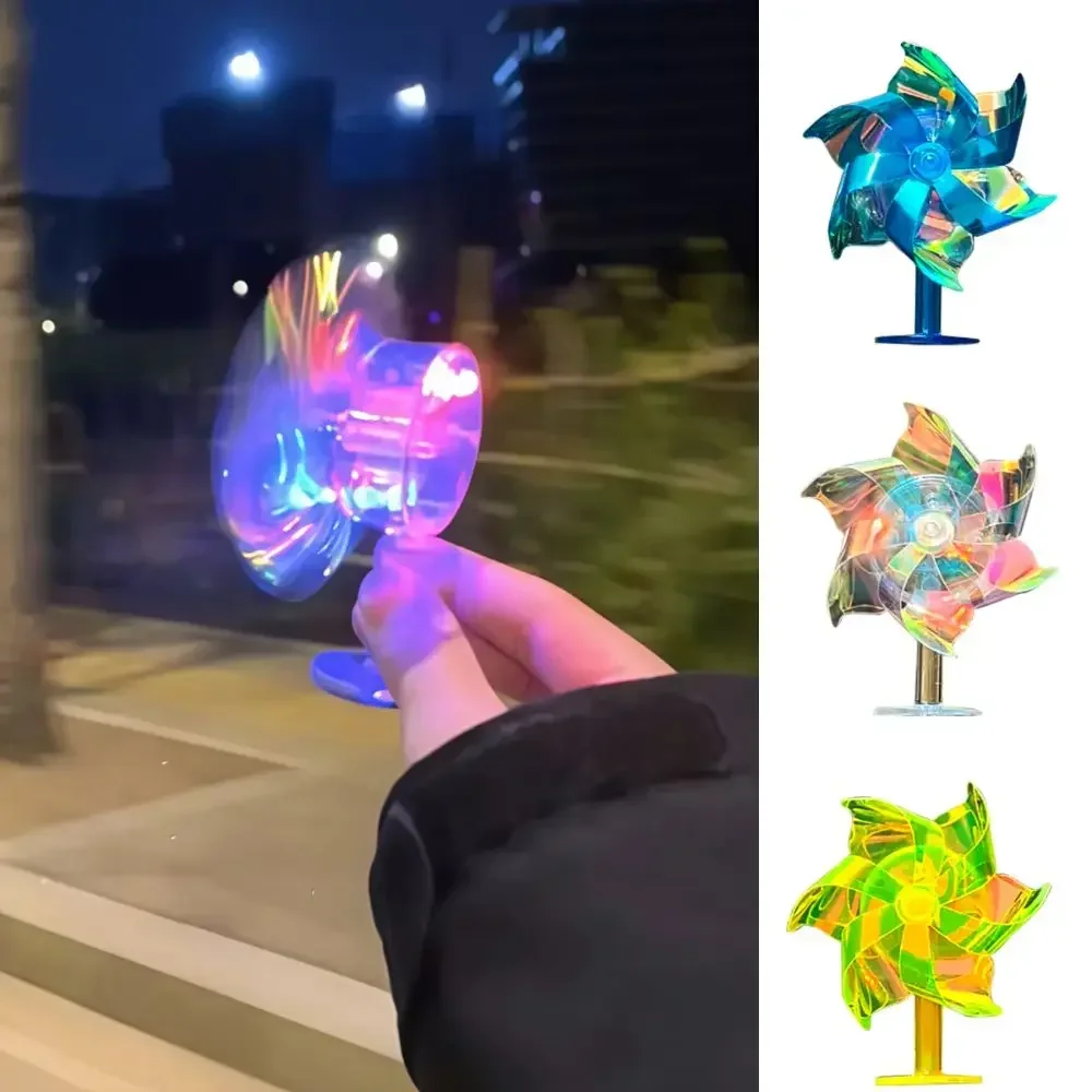 Wind Powered Handlebar Windmill Rotating
