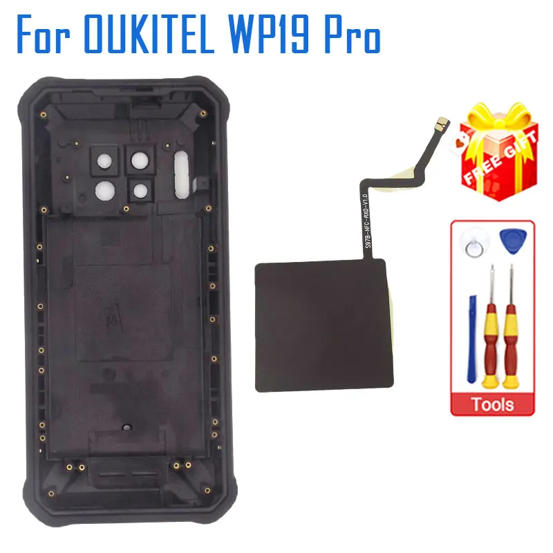 

Новый оригинальный чехол для батареи OUKITEL WP19 Pro, задняя крышка с наклейкой, антенна для смартфона OUKITEL WP19 Pro