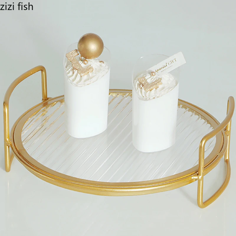 Acrylic Cake Rack Double Layer Trays Snack Dessert Plates Donut Stands Creative Household Cake Tools Display Stands Fruit Plates