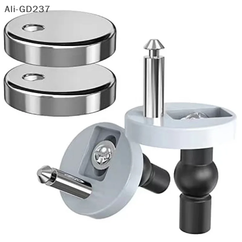 GD237-2Pcs Toilet Seat Top Fix Hinge Pack Mountings Replacement Release Quick Screws For Toilet Bathroom Furniture Accessories