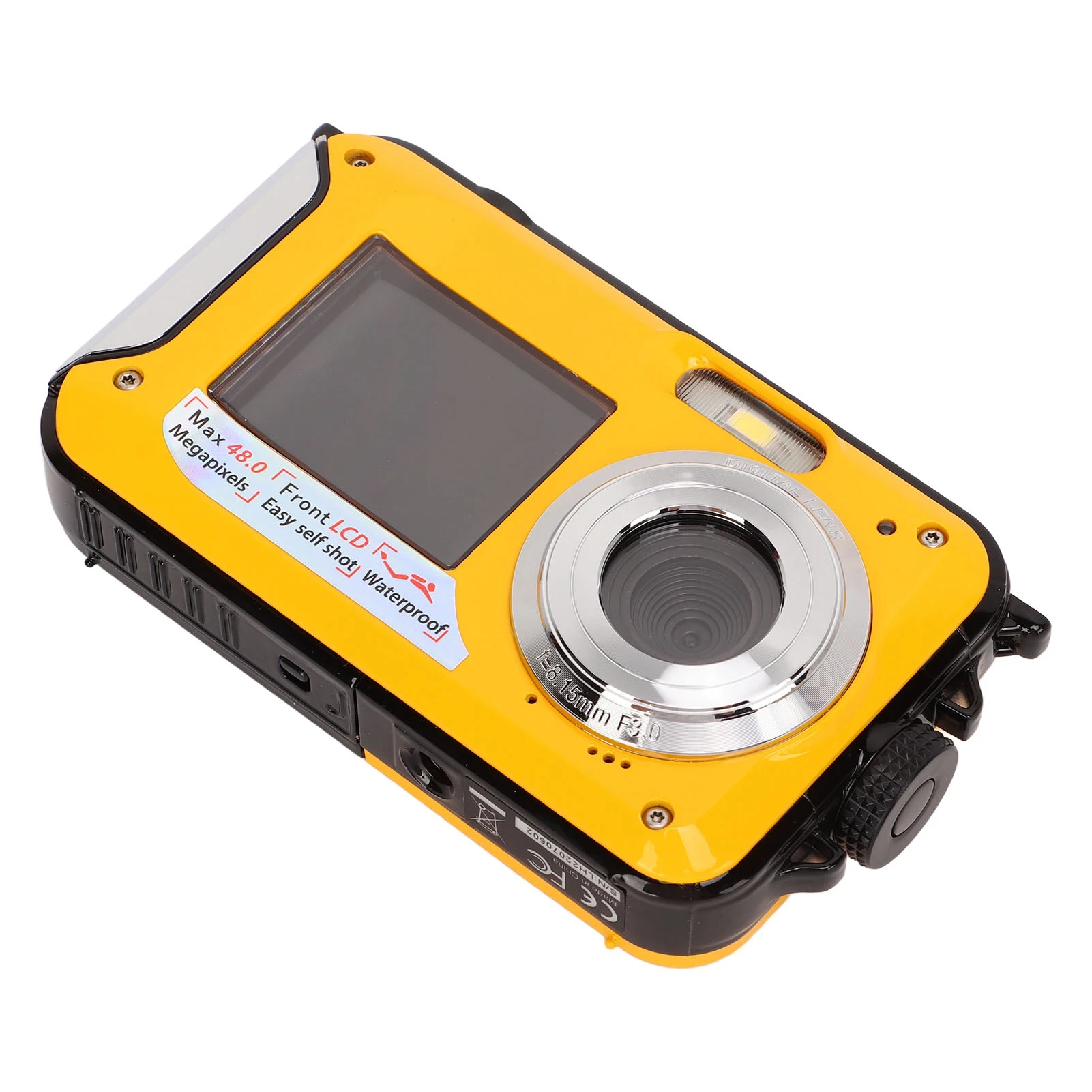 Zoom 16X de la caméra sous-marine 2.7K 48MP étanche 10m capturant des détails lointains sous l'eau