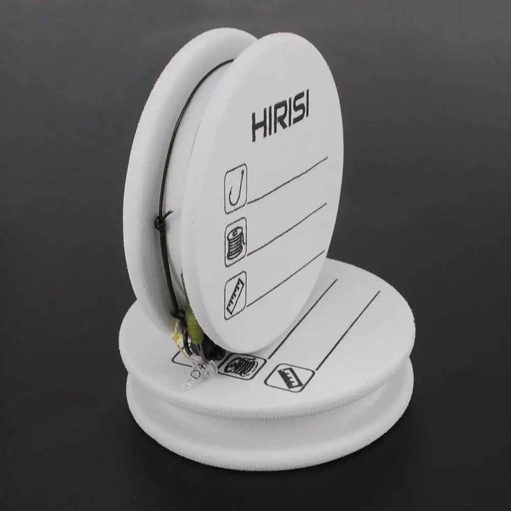 10pcs EVA Foam Spools Carp Fishing Rig Winders Line Leader Wire Board Winding Line Board Hook Rig Storage Pesca