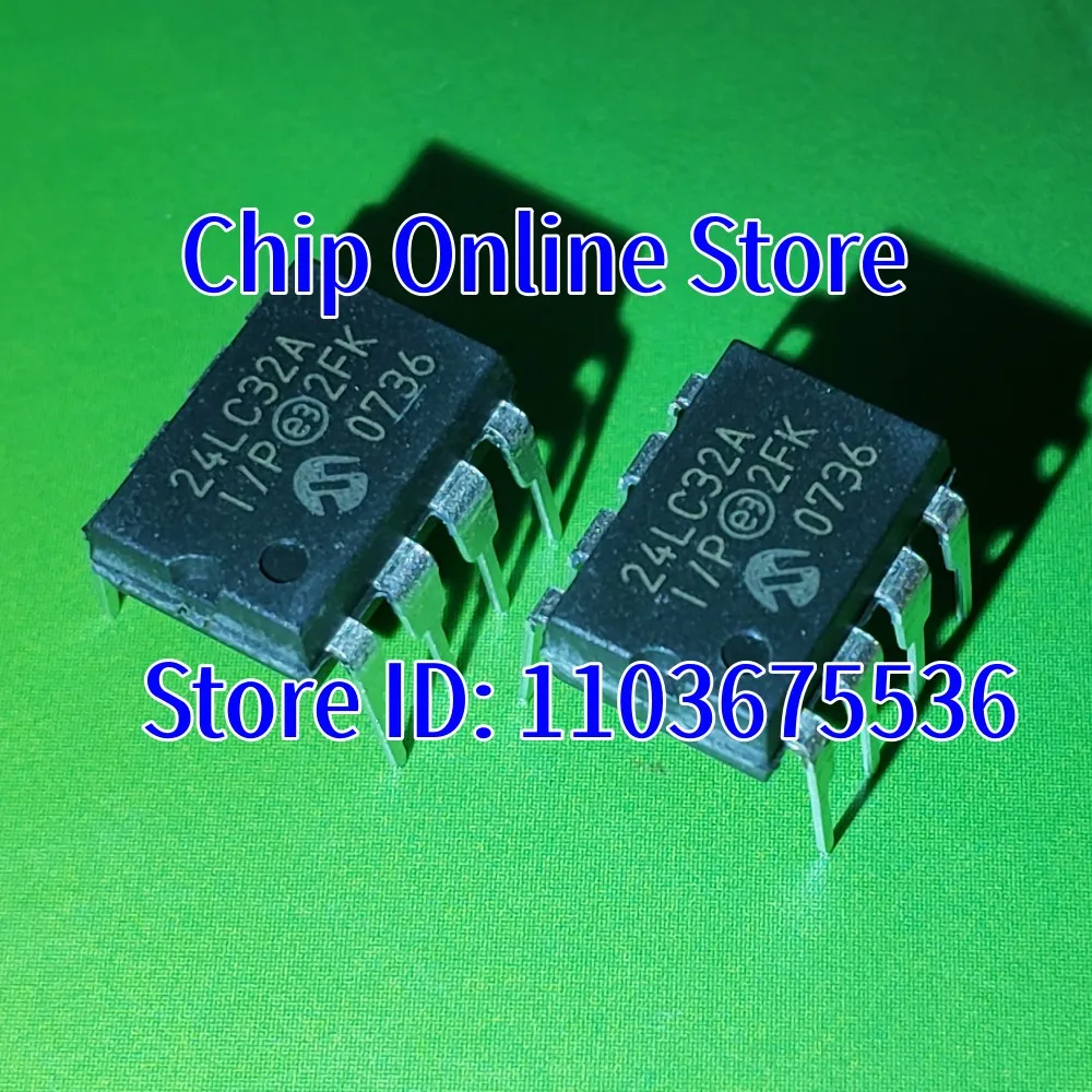 

5 ~ 100 шт. 24LC32A-I/P 24LC32A DIP8 новый оригинальный EEPROM