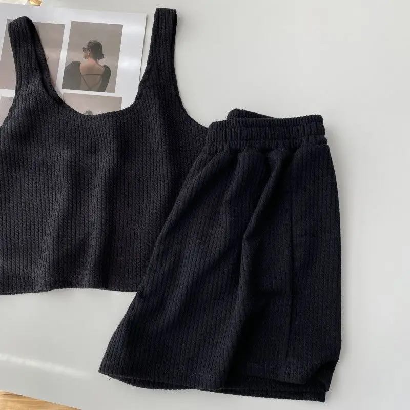 Women Pajamas Summer Home Clothes 2 Piece Set