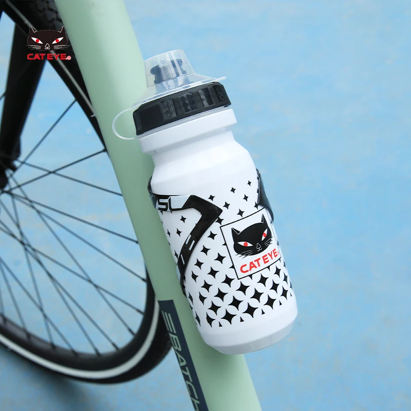 CATEYE Cycling Water Bottle 750/600cc PP5 Food Grade Flip Dust Cover Squeeze Sports Fitness Water Cup Bicycle Leak-proof Kettle