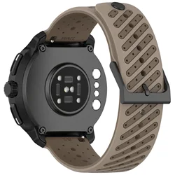 Premium 22mm Silicone Replacement Wristband - Versatile Fit - 22mm (Brown)