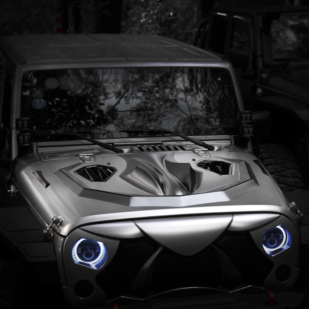 

Капот двигателя для Jeep Wrangler JK, капот двигателя для Jeep из стекловолокна, белый капот для Jeep