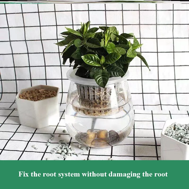 5 pcs Hydroponic Planting Basket Air Permeable Seedling Raising Basin Plastic Planting Mesh Pots Garden Vegetable Soilless Grow