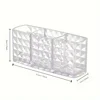 Clear Acrylic Makeup Brush Holder Desk Cosmetic Organizer Lipstick Storage Box Nail Polish Display Stand Rack Jewelry Case 6