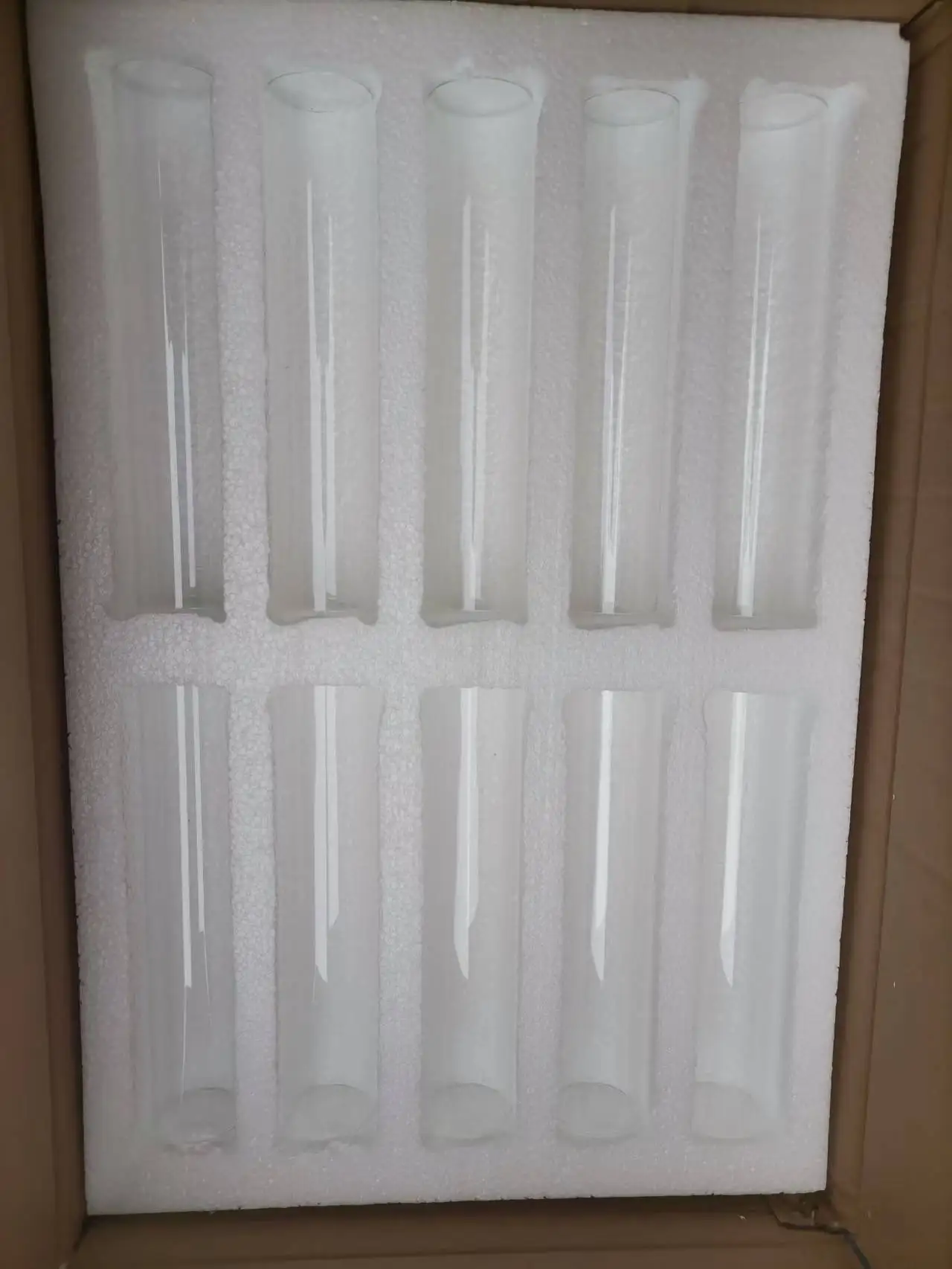 

Стеклянные крышки труб, высота 25 см для подсвечников, можно использовать настоящие свечи, 50 шт.