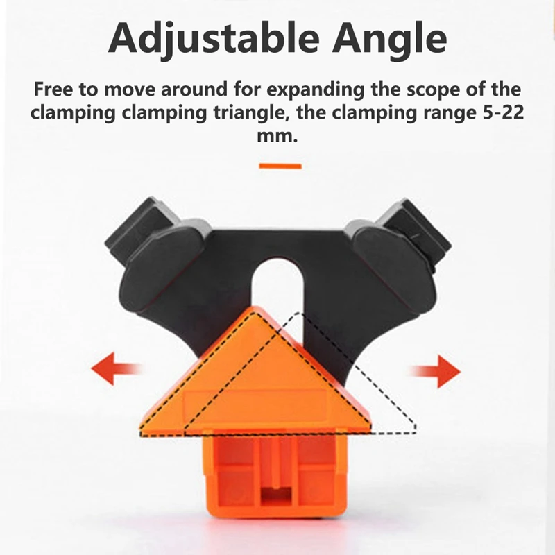 Woodworking Right Angle Fixing Clip Fixer Right Angle Clip Photo Frame 90 Degree DIY Spring Quick Fixing Tool