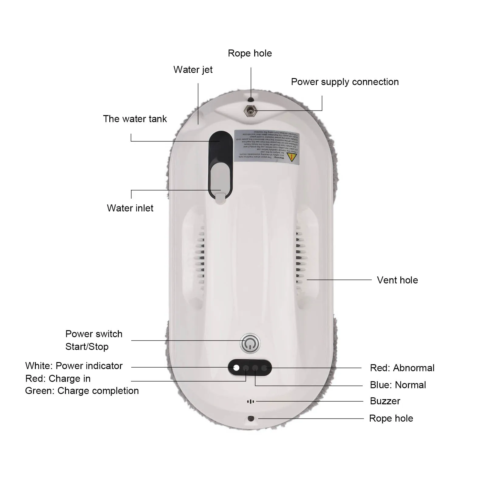 Window Cleaner Robot Vacuum Cleaner Smart Robotic Window Cleaner with APP & Remote Intelligent Automatic Glass Cleaning Machine 5