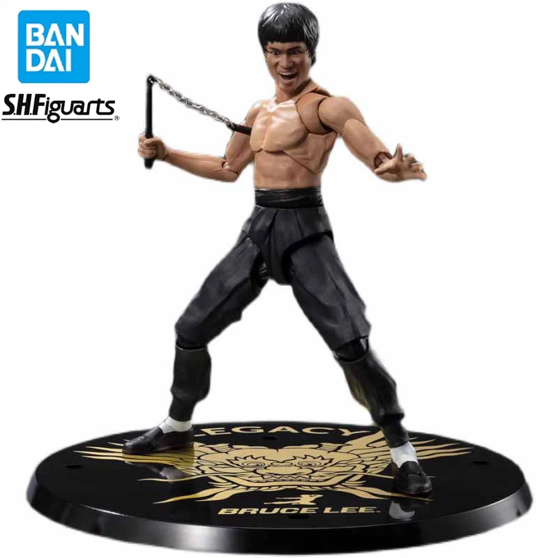 

BANDAI New Original Genuine Children toys BRUCE LEE 50th Anniversary In Stock Movie peripherals Gift Men Children Characters