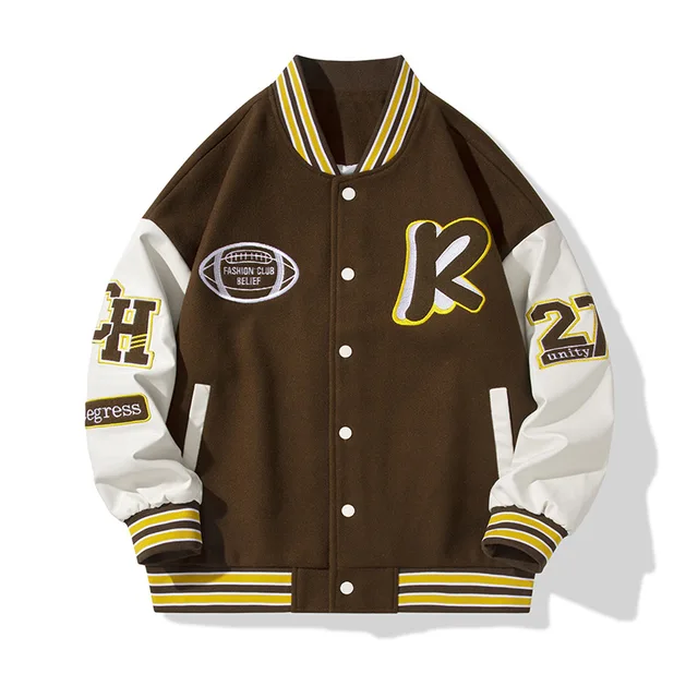 Embroidery Loose Graffiti Jacket 4