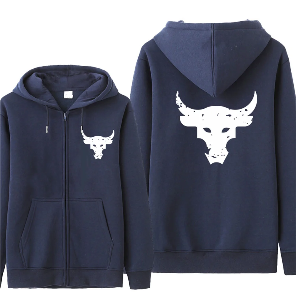 Dwayne Johnson Brahma Bull Tattoo Hoodies Men Fleece Brahma Bull Sweatshirt Hoody Unisex Streetwear 2