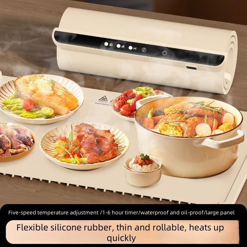 Electric Food Warming Tray Foldable Fast Full Surface Heating