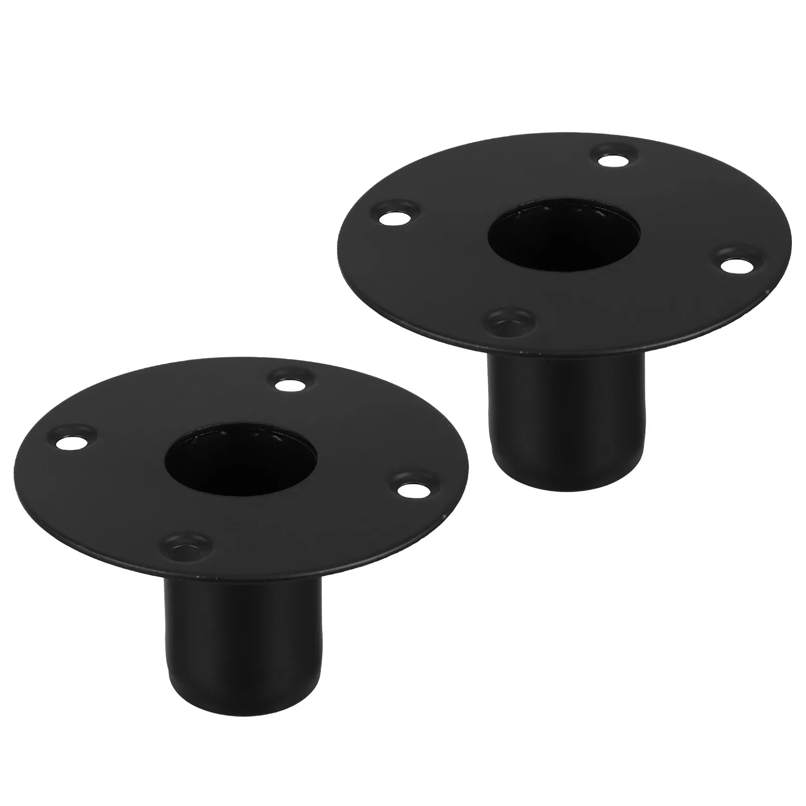 2Pcs 금속 스피커 스탠드 전문 오디오용 무대 마운트 철제 스피커 베이스 높이 조절 가능 미끄럼 방지 견고한 지지대