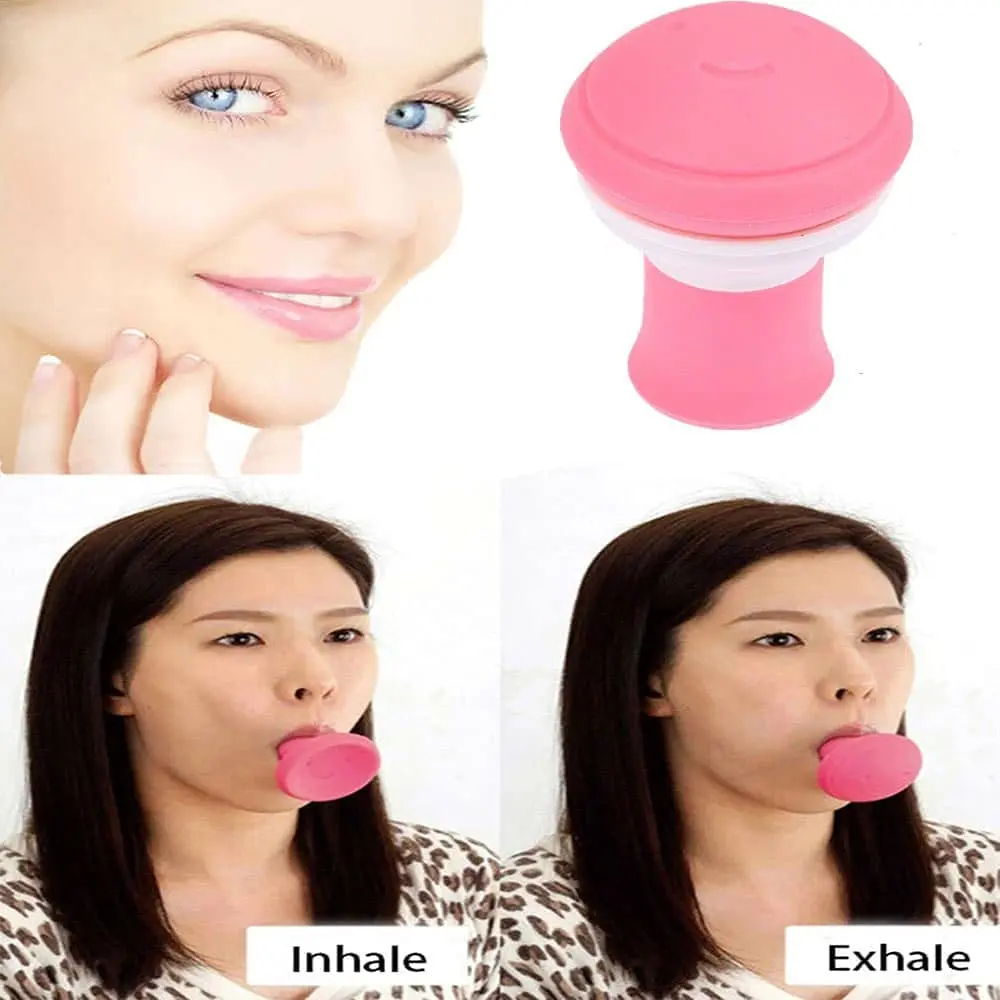 Muscle Traning Silica Gel Wrinkle Removal Tools V Shape Face Slimming Lifter Face Lift Skin Firming Exerciser Double Chin jaw exerciser chin line exerciser