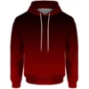 3D digital printed men's hooded sweatshirt, comfortable hooded sweatshirt, classic gradient new style, 2025 1