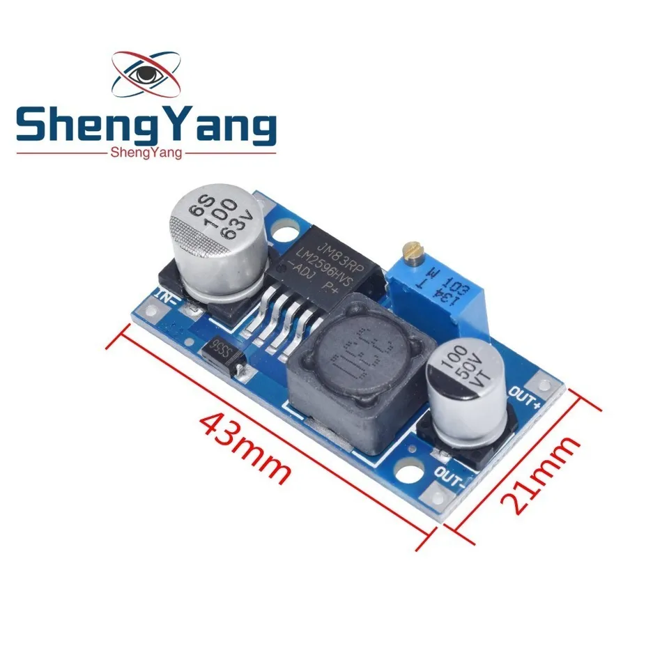 LM2596HVS DC-DC Step Down Buck Converter Adjustable Module – Choose 1/2/5/10 Pieces, Open Box