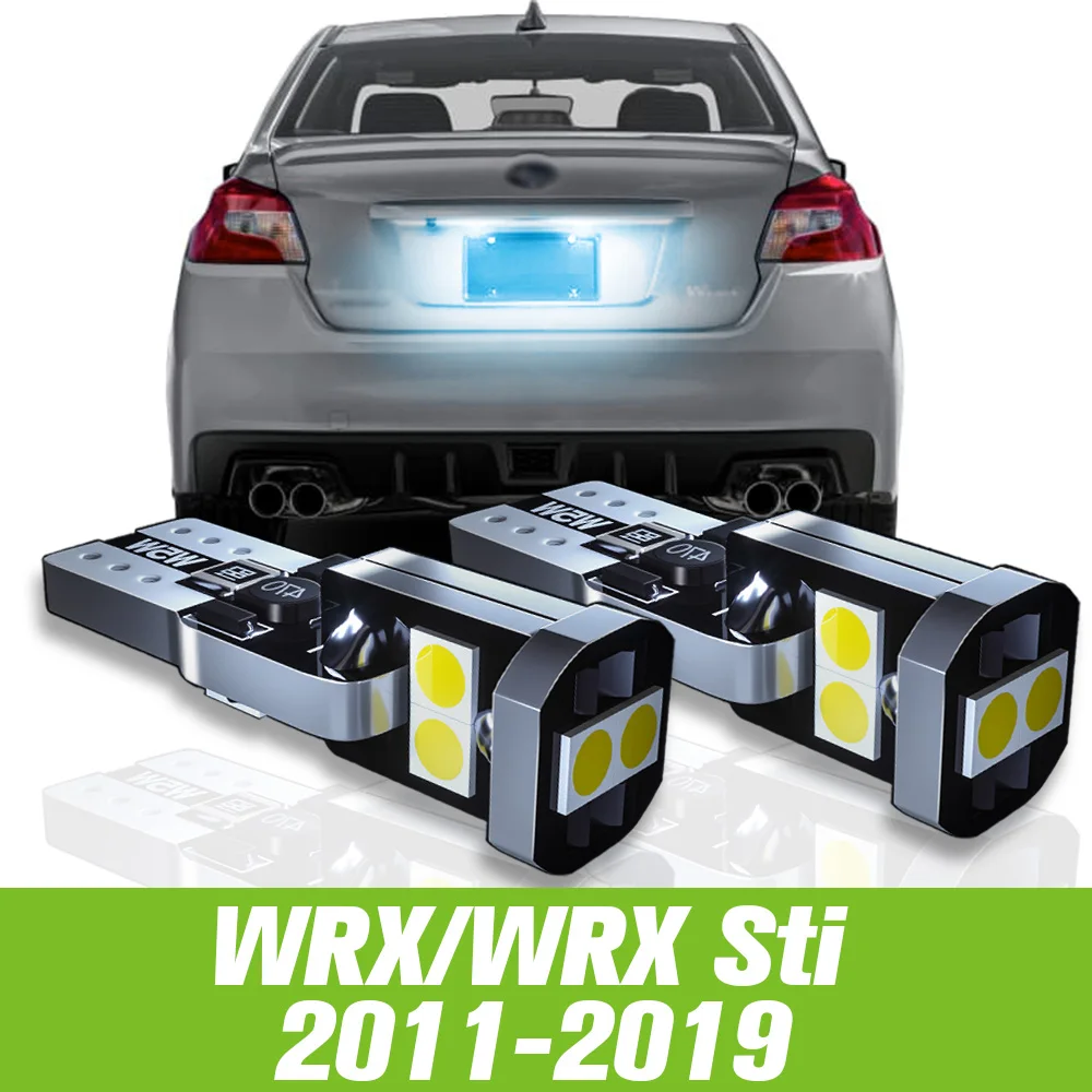 

2pcs For Subaru WRX Sti 2011-2019 LED License Plate Light 2012 2013 2014 2015 2016 2017 2018 Accessories