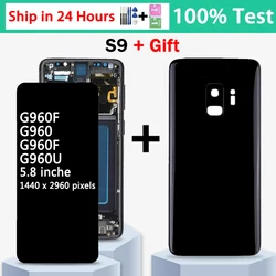 New TFT Quality for Samsung S9 LCD G960 G960F G960N G9600 G Display Touch Screen Digitizer S9 Display With Frame Replacement