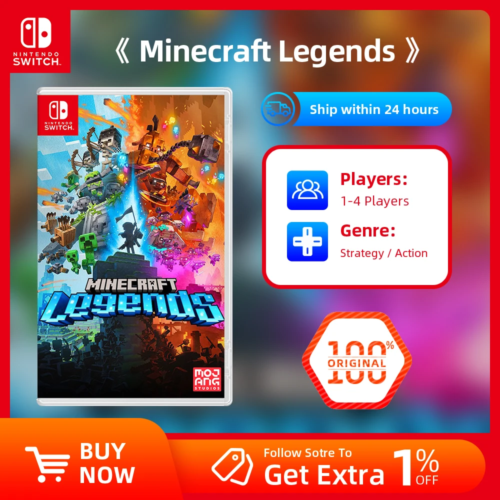 Minecraft Legends, Jogos para a Nintendo Switch, Jogos