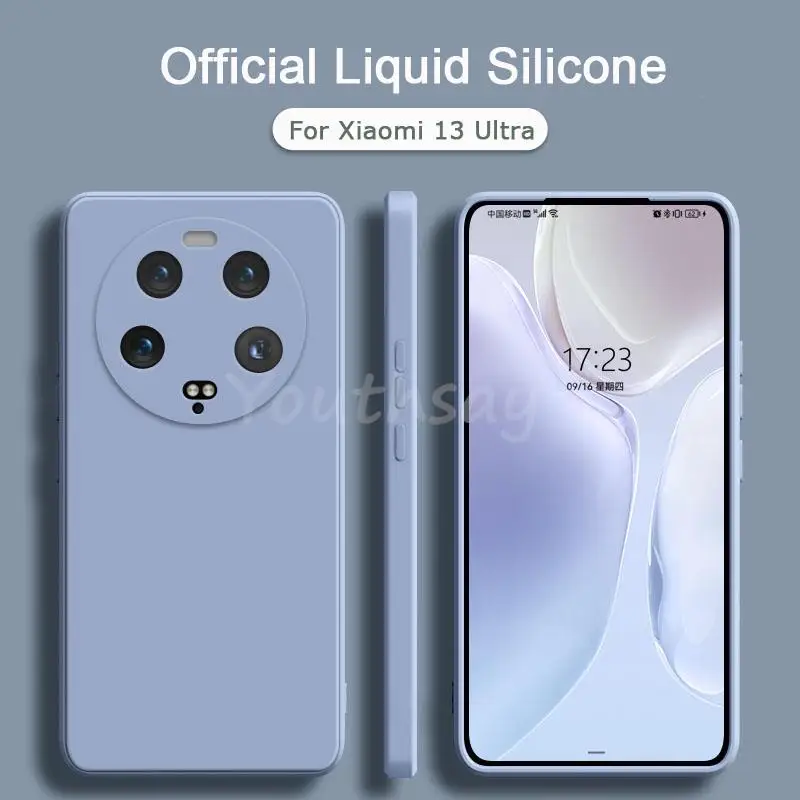 Per Xiaomi 13 Ultra Custodia In Silicone Liquido Per Xiaomi 13 Ultra 13 Lite Pro 12S Ultra Custodia Protettiva In Tpu Custodia Xiaomi 13 Ultra Cover