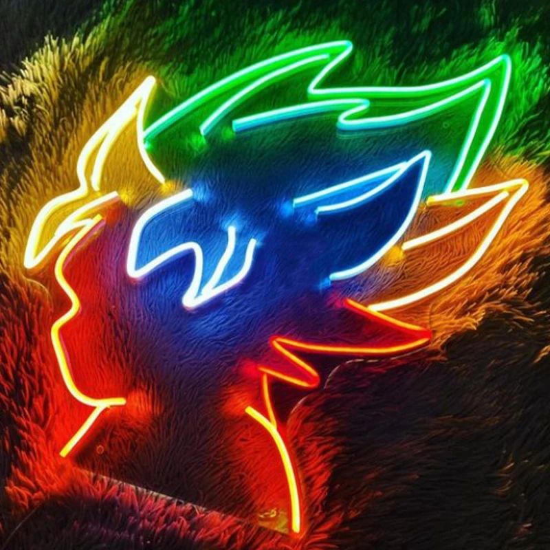 

Custom Neon Sign Personalized Customization Fashion Cartoon Character Image Home Wall Room Decor Acrylic 12V Led Neon Sign