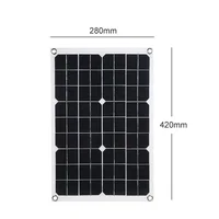 Chargeur de panneau solaire 1200W avec contrôleur 100A, double système de charge de batterie USB 12V pour Camping en plein air, voiture, Yacht, camping-car, randonnée 3