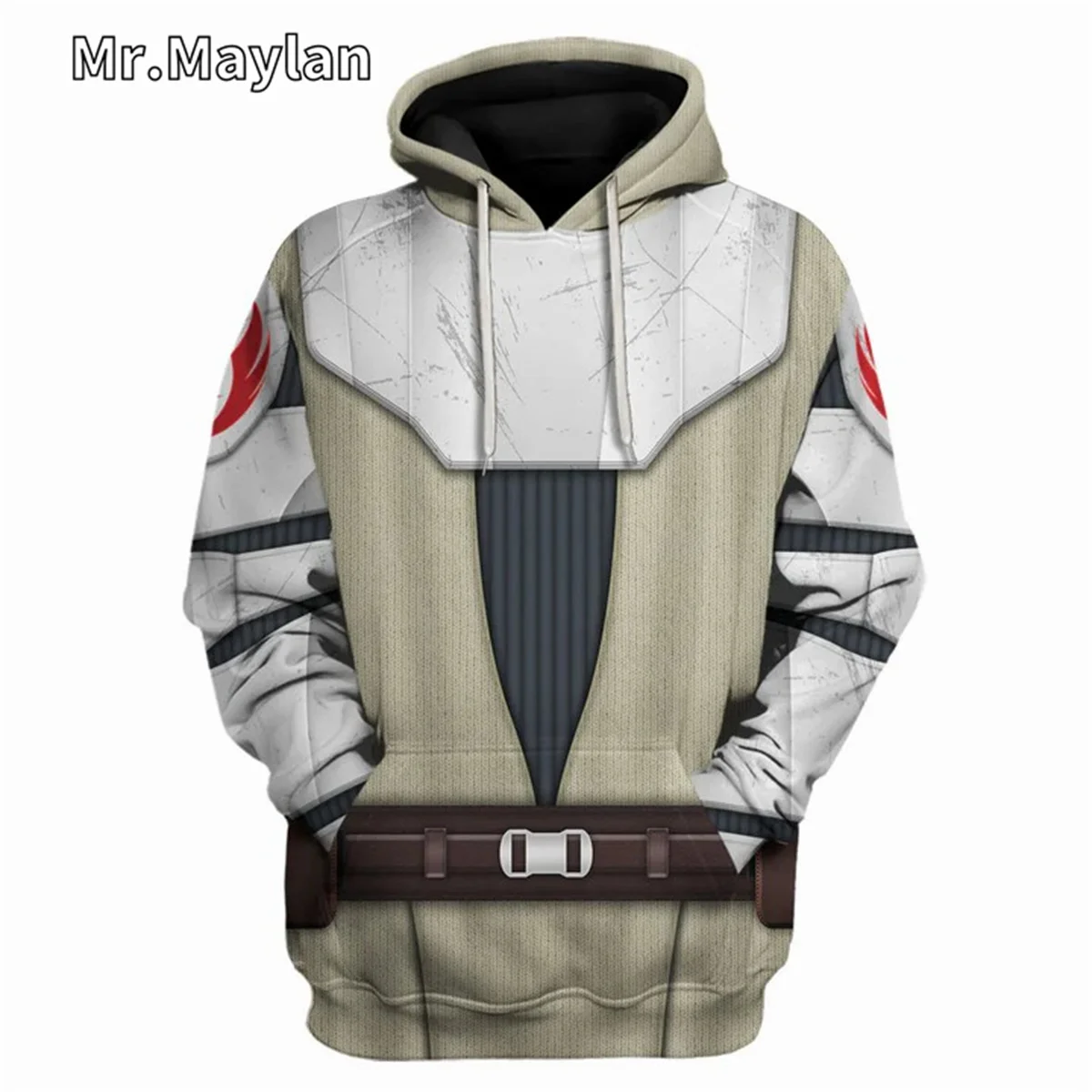 

General Kenobi Uniform Cosplay Costume 3D Printed Unisex Hoodie Men Sweatshirt Streetwear Zip Pullover Casual Jacket Tracksuits