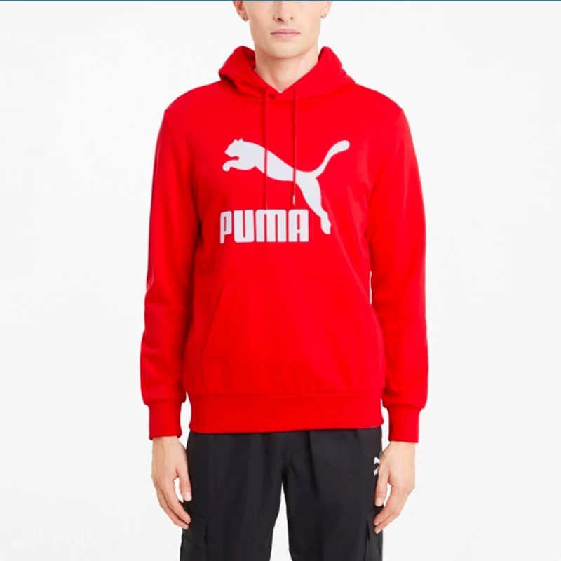 Original Puma Sportswear Printed Hooded Sweatshirt Men's 531369-01