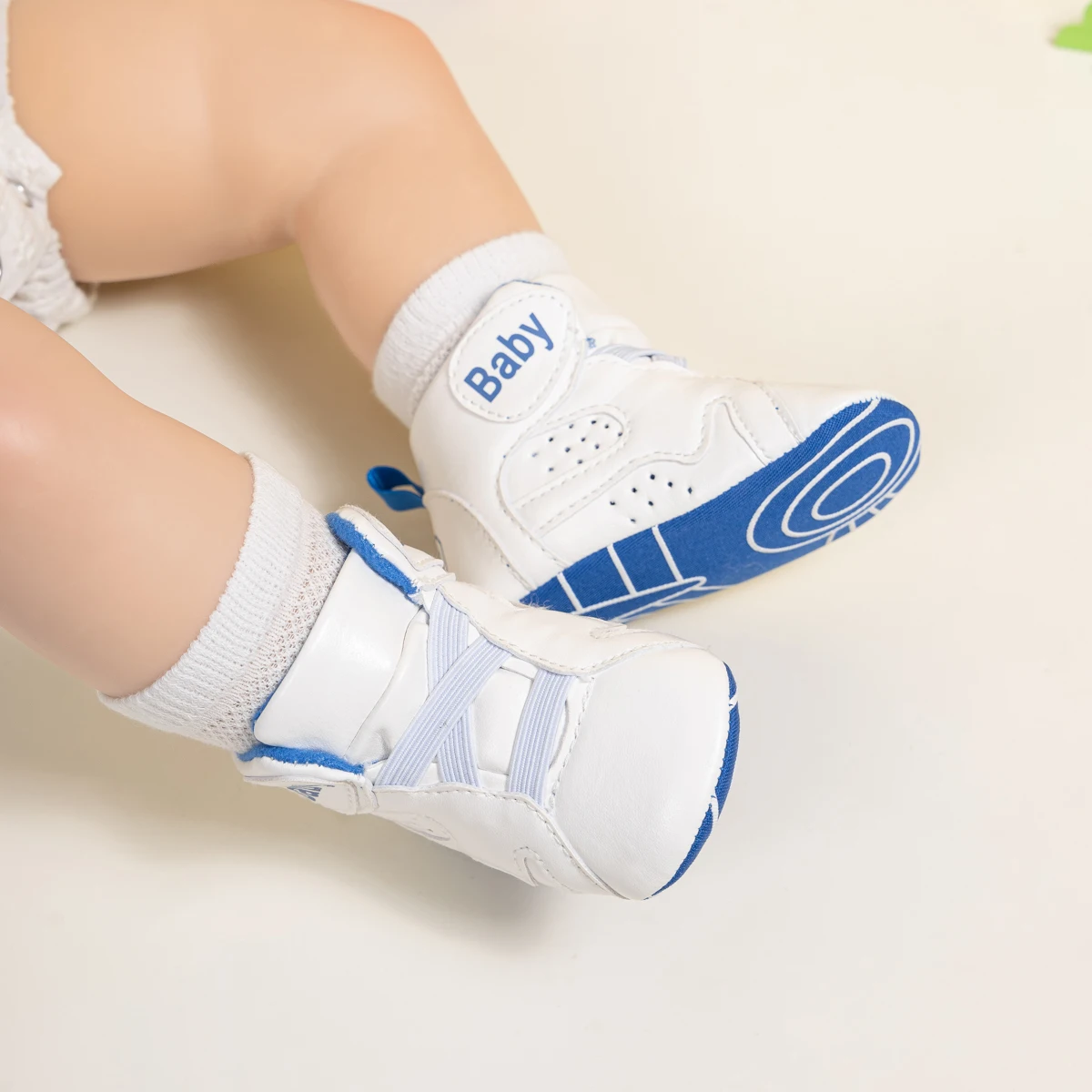 KIDSUN Casual High Gang Soft Sole Basketball Sports Baby Boy Girl Anti-slip First Walkers Infant Newborn baby shoes