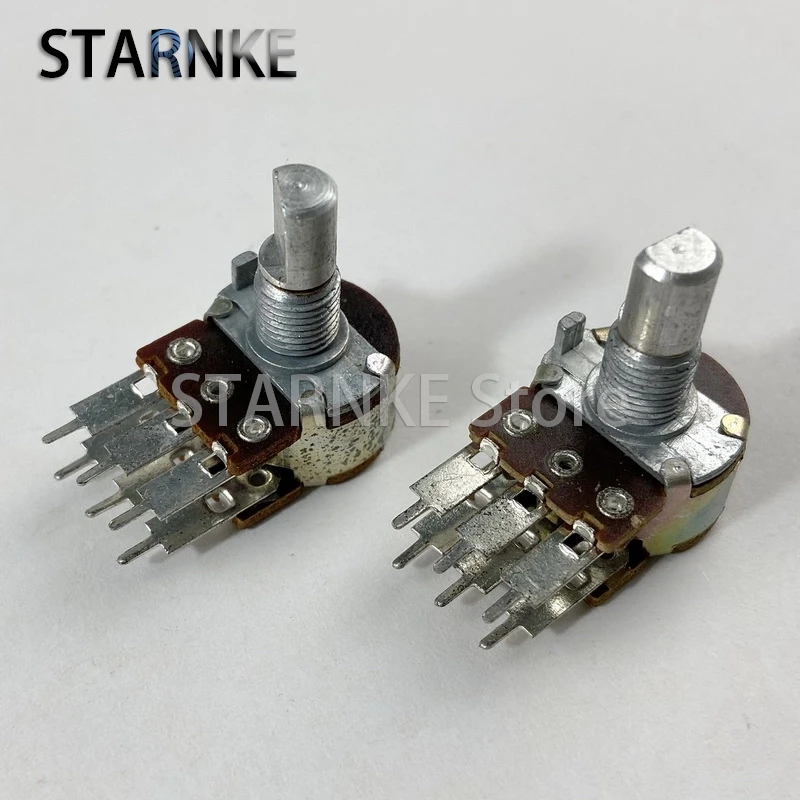 B10k Rk097g Amplificateur Audio Scellé Double Potentiomètre 15mm Arbre 6 Broches - Foto 11