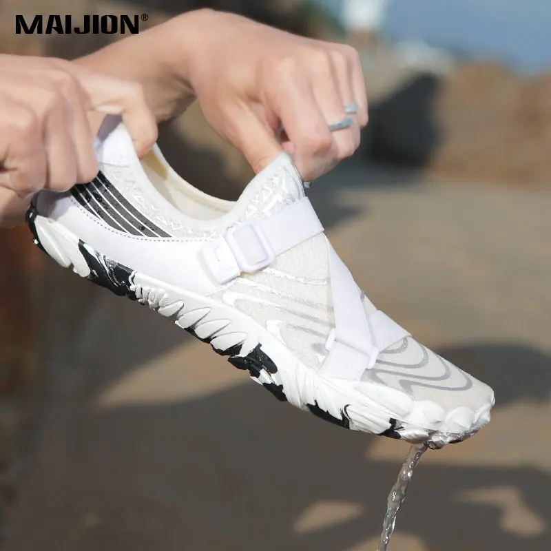 women water shoes for men barefoot quick dry aqua sock outdoor athletic sport shoes for kayaking boating hiking surfing walking Aqua Upstream Shoes Quick Dry Soft Wading Barefoot Shoes Mens Womens Footwear for Diving Swim Surf Walking Beach  Outdoor Indoor