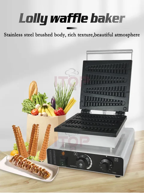 業務用 電気ソーセージワッフルメーカー ノンスティック ホットドッグ焼成機 業務用 電気ソーセージワッフルメーカー ノンスティック ホット
