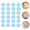 24 Pcs Microfiber Pad Tube Holder Soft Breastfeeding Pads Accessories Bamboo Button Protectors Cushions for Baby Holders 3