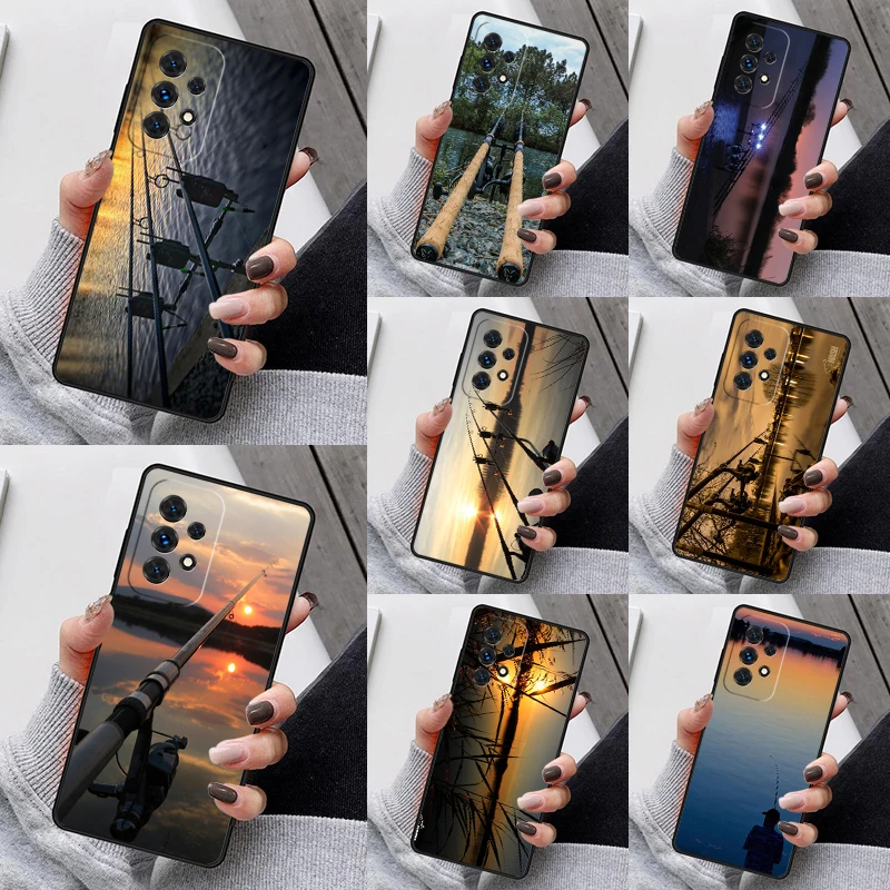 Carp Fishing Carp Rods Custodie Per Telefoni Funda Per Samsung Galaxy A13 A53 A73 A12 A22 A32 A52 A51 A71 A80 A91 Coque