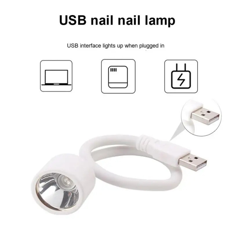 

Mini UV Led Light Nail Gel Polish Drying Lamp Single Finger Professional Dryer For Manicure Nail Stuff Art Salon Equipment Tools