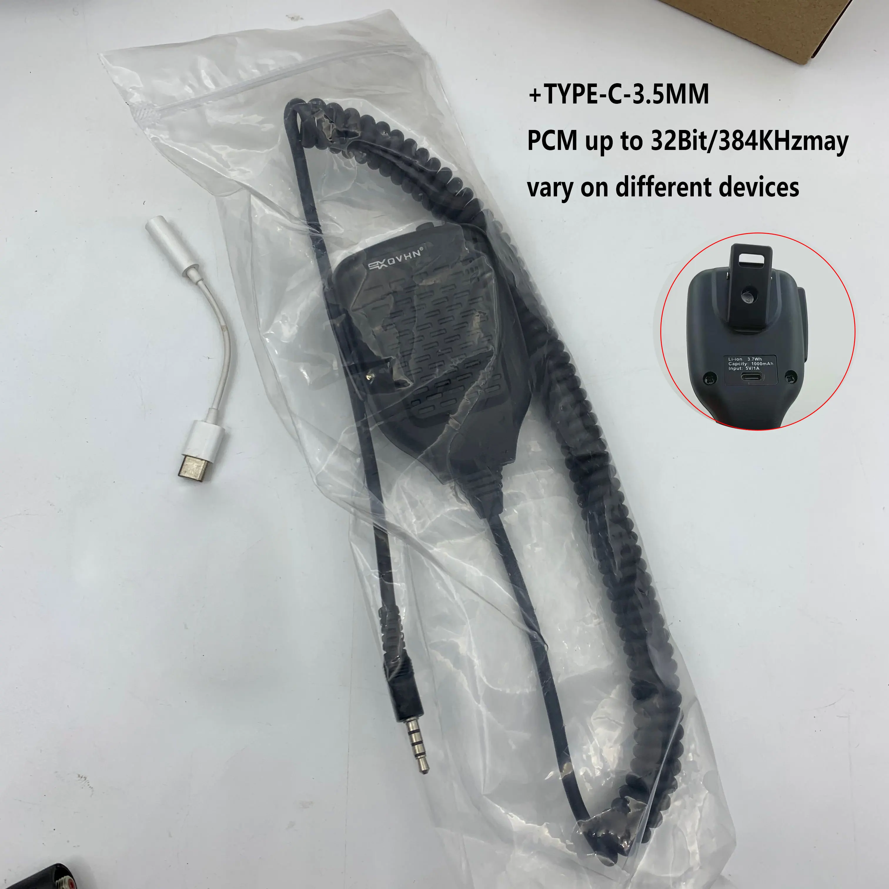 Zello ラジオ用 3.5mm ジャック プラグ PTT ハンドヘルドおよび