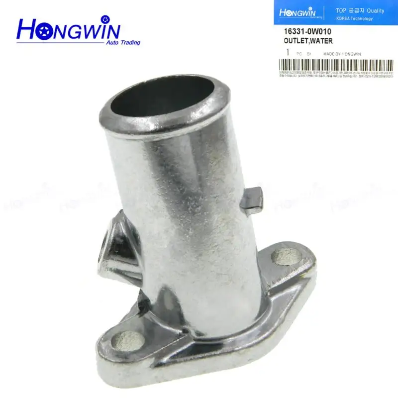 16331-0W010 New Engine Coolant Thermostat Housing Water Outlet Fits Toyota 4Runner T100 Pickup Tacoma 2.4L 2.7L 94-04 163310W010 engine coolant thermostat thermostat housing cover flange engine cooling kit