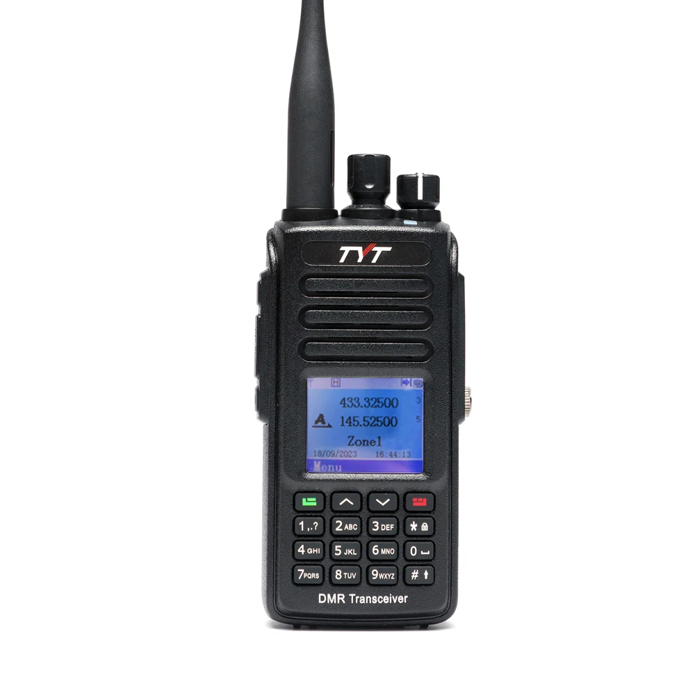 TYT MD-UV390 PLUS Walkie Talkie 10W AES128/256  ARC4 Encryption IP67 VHF/UHF DMR Digital Radio Long Range MD-UV390 Upgraded Vers