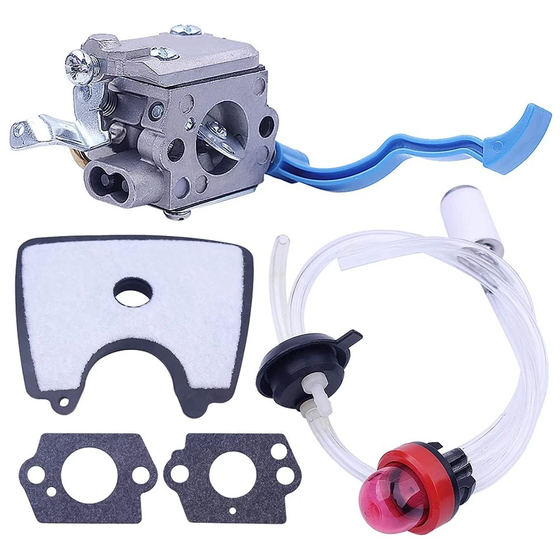 Carburetor with Air Fuel Filter Line Tune for Husqvarna 125B 125BX 125BVX Leaf Blower Parts for Zama C1Q-W37