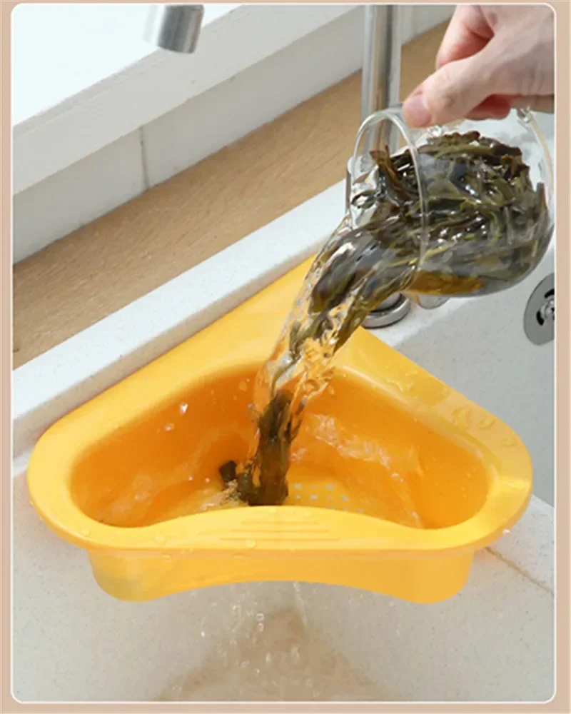 Swan Drain Basket Garbage Filter Kitchen Sink Filter Shelf Strainer Leftover Sink Hanging Rack Multifunctional Drainage Basket