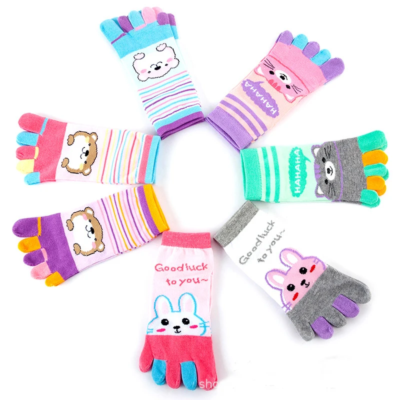 paires de chaussettes à bout mignon pour femmes et filles, en