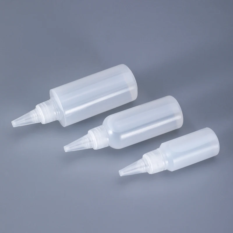 10PCS Refillable Bottle Squeeze Bottle Empty PE Plastic Glue Bottles