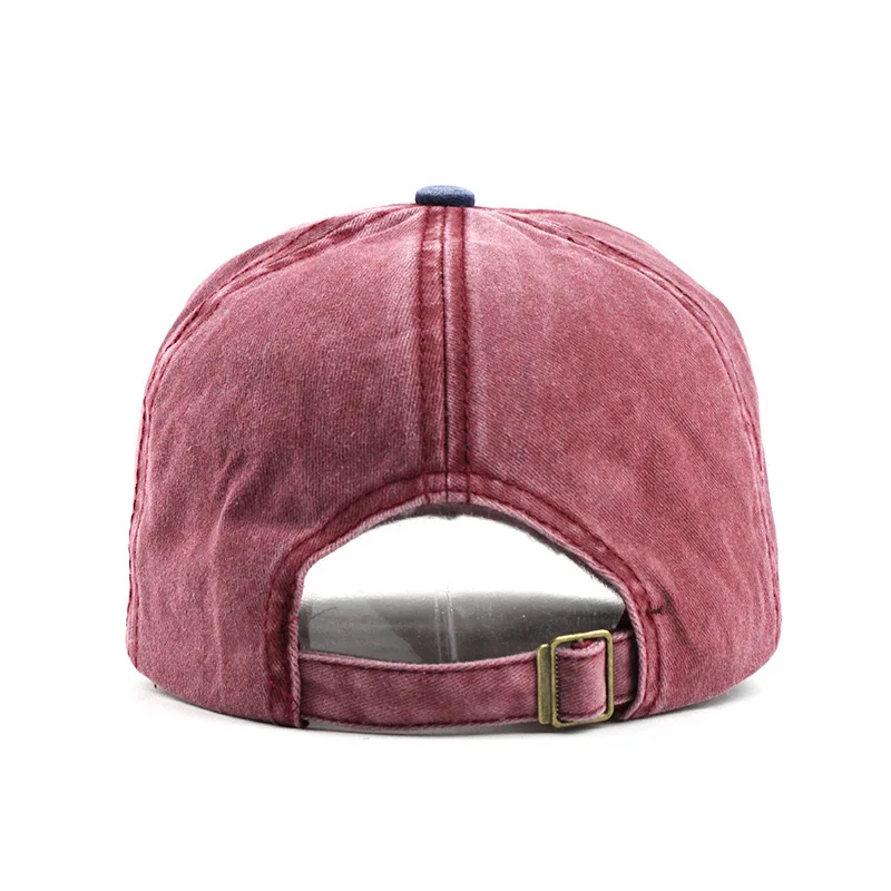 Unisex Washed Cotton Cap Letter Embroidery Baseball Cap For Men Women Streetwear Dad Hats